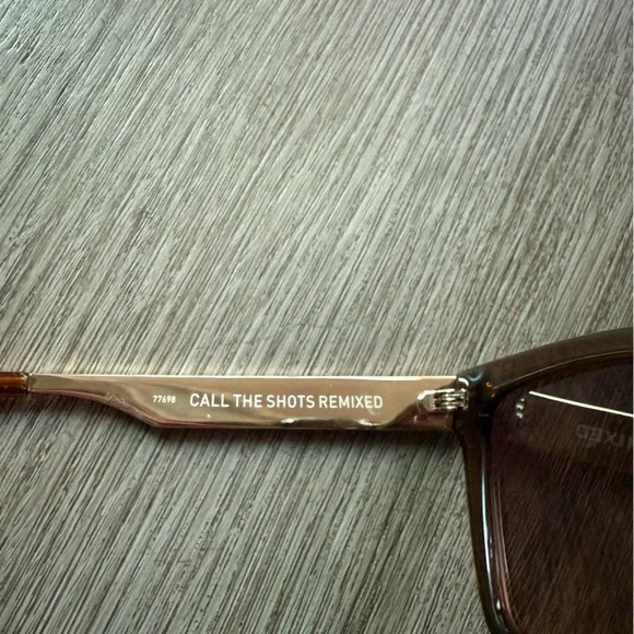 quay australia call the shots remixed clear brown retro cat eye sunglasses NEW - Picture 3 of 3